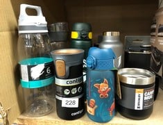 QUANTITY OF SPORTS & EXERCISE ITEMS TO INCLUDE CONTIGO PINNACLE AUTOSEAL TRAVEL MUG, STAINLESS STEEL THERMAL MUG, VACUUM FLASK, LEAKPROOF TUMBLER, COFFEE MUG WITH BPA FREE EASY-CLEAN LID, 300 ML, BLA