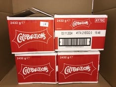 4 X 2432G CELEBRATIONS BOX: LOCATION - RACK B