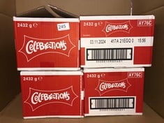 4 X 2432G CELEBRATIONS BOX: LOCATION - RACK B