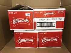 4 X 2432G CELEBRATIONS BOX: LOCATION - RACK B