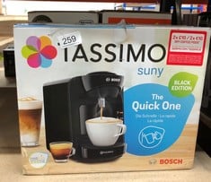 QUANTITY OF KITCHEN & APPLIANCES ITEMS TO INCLUDE TASSIMO BY BOSCH SUNY 'SPECIAL EDITION' TAS3102GB COFFEE MACHINE,1300 WATT, 0.8 LITRE - BLACK: LOCATION - RACK B