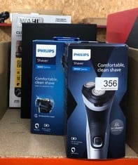 QUANTITY OF HEALTH & BEAUTY ITEMS TO INCLUDE PHILIPS ELECTRIC SHAVER SERIES 3000X - WET & DRY ELECTRIC SHAVER FOR MEN IN CELESTIAL BLUE, WITH SKINPROTECT TECHNOLOGY, POP-UP BEARD TRIMMER, ERGONOMIC M