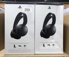 2 X PULSE 3D MIDNIGHT BLACK WIRELESS HEADSET (PS5): LOCATION - RACK C