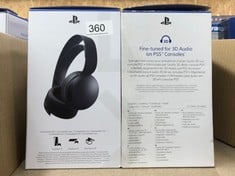 2 X PULSE 3D MIDNIGHT BLACK WIRELESS HEADSET (PS5): LOCATION - RACK C