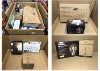 QUANTITY OF ASSORTED ITEMS TO INCLUDE E14 LED LIGHT BULBS :: LOCATION - RACK C