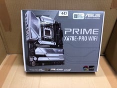 QUANTITY OF TECH & GAMING ITEMS TO INCLUDE ASUS PRIME X670E-PRO WIFI, AN AMD X670E RYZEN AM5 ATX MOTHERBOARD WITH PCIE 5.0, FOUR M.2 SLOTS, DDR5 SLOTS, USB 3.2 GEN 2X2 TYPE-C, USB4 SUPPORT, WIFI 6E,