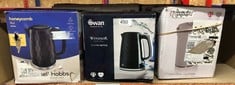 QUANTITY OF KITCHEN & APPLIANCES ITEMS TO INCLUDE SWAN SK14611BLK WINDSOR RAPID BOIL KETTLE WITH REMOVABLE LIMESCALE FILTER, BOIL DRY PROTECTION AND HIDDEN CORD STORAGE, 1.7L, 3KW, BLACK: LOCATION -