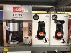 QUANTITY OF KITCHEN & APPLIANCES ITEMS TO INCLUDE MELITTA FILTER COFFEE MACHINE, LOOK V PERFECTION MODEL, ART. NO. 6766589, STAINLESS STEEL, 1.25 LITERS, BLACK: LOCATION - RACK C