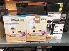 QUANTITY OF KITCHEN & APPLIANCES ITEMS TO INCLUDE TASSIMO BY BOSCH SUNY 'SPECIAL EDITION' TAS3107GB COFFEE MACHINE,1300 WATT, 0.8 LITRE - CREAM: LOCATION - RACK C