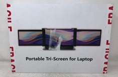 PORTABLE TRI-SCREEN FOR LAPTOP 13.3' RRP £327: LOCATION - TOP 50 RACK