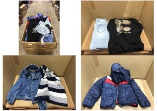 QUANTITY OF CLOTHING & APPAREL ITEMS TO INCLUDE KIDS ABCD-R JACKET AGE 3: LOCATION - RACK C