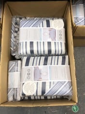 9 X SLEEPDOWN STRIPE SEERSUCKER NAVY WHITE REVERSIBLE DUVET COVER QUILT PILLOW CASES BEDDING SET SOFT EASY CARE - SUPER KING (220CM X 260CM), 5056242893387: LOCATION - RACK D