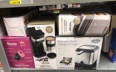 QUANTITY OF KITCHEN & APPLIANCES ITEMS TO INCLUDE QUEST 34170 ELECTRIC WET AND DRY GRINDER / ONE TOUCH OPERATION / COFFEE, SPICES, NUTS, FRUIT, VEGETABLES, SAUCES, SALSA, DIPS / 80G CAPACITY / 2 X IN