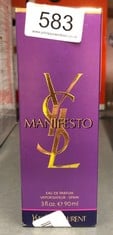 MANIFESTO BY YVES SAINT LAURENT - 90ML.: LOCATION - RACK D