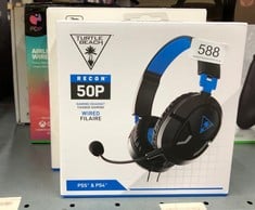 QUANTITY OF TECH & GAMING ITEMS TO INCLUDE TURTLE BEACH RECON 50P GAMING HEADSET FOR PS5, PS4, XBOX SERIES X|S, XBOX ONE, NINTENDO SWITCH, & PC: LOCATION - RACK D