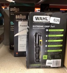 QUANTITY OF HEALTH & BEAUTY ITEMS TO INCLUDE WAHL EXTREME GRIP 7 IN 1 MULTIGROOMER, BEARD TRIMMER FOR MEN, NOSE HAIR TRIMMER, MEN’S STUBBLE TRIMMERS, BODY SHAVER, MALE GROOMING SET, BODY TRIMMING, GR