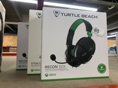 QUANTITY OF  ITEMS TO INCLUDE TURTLE BEACH STEALTH 600 CONSOLE WHITE XBOX WIRELESS GAMING HEADSET W/ 80 HR BATTERY, 50MM SPEAKERS & BLUETOOTH FOR XBOX SERIES X|S, XBOX ONE, NINTENDO SWITCH, PC AND MO