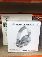 TURTLE BEACH RECON 70 CAMO WHITE GAMING HEADSET FOR XBOX SERIES X|S, XBOX ONE, PS5, PS4, NINTENDO SWITCH & PC,AND TURTLE BEACH STEALTH 600 WIRELESS GAMING HEADPHONES : LOCATION - RACK A