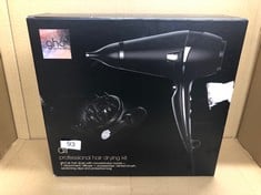 GHD AIR HAIR DRYING KIT- PROFESSIONAL HAIRDRYER (BLACK).: LOCATION - RACK A