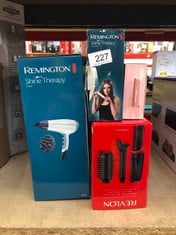 QUANTITY OF HEALTH & BEAUTY ITEMS TO INCLUDE REMINGTON SHINE THERAPY HAIR DRYER: LOCATION - C RACK