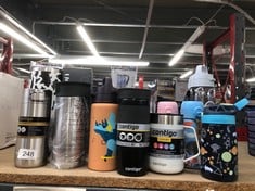 QUANTITY OF SPORTS & EXERCISE ITEMS TO INCLUDE CONTIGO STREETERVILLE DESK MUG INSULATED COFFEE THERMAL MUG WITH STAINLESS STEEL HANDLE, 420 ML, SALT, 14OZ: LOCATION - C RACK