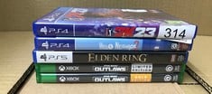 QUANTITY OF TECH & GAMING ITEMS TO INCLUDE PGA TOUR 2K23 (PS4):: LOCATION - D RACK