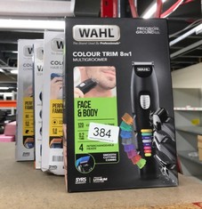 QUANTITY OF HEALTH & BEAUTY ITEMS TO INCLUDE WAHL COLOUR TRIM 8-IN-1 MULTIGROOMER, COLOUR CODED LENGTHS, MENS BODY TRIMMERS, FACE AND BODY GROOMING, BEARD TRIMMERS MEN, RECHARGEABLE TRIMMER, CORDLESS