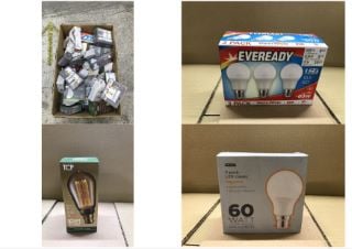 QUANTITY OF LIGHTS TO INCLUDE EVEREADY 60W BULBS: LOCATION - E RACK