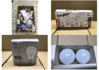 QUANTITY OF ITEMS TO INCLUDE ENERGIZER GLS E27 LED BULB WARM WHITE E27 SCREW BULB EQUIVALENT OF 60W INCANDESCENT. PERFECT FOR REPLACING LARGE EDISON SCREW IN LIGHT BULB: LOCATION - E RACK