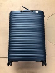 LARGE IT NAVY BLUE SUITCASE: LOCATION - E RACK