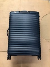 LARGE IT NAVY BLUE SUITCASE: LOCATION - E RACK