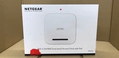 NETGEAR WIRELESS ACCESS POINT (WAX 214)| WIFI 6 DUAL-BAND AX1800 SPEED | 1 X 1G ETHERNET POE PORT| WPA3 SECURITY | CREATE UP TO 4 SEPARATE WIRELESS NETWORKS |CEILING AND WALL MOUNT.: LOCATION - E RAC