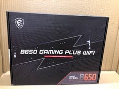 QUANTITY OF TECH & GAMING ITEMS TO INCLUDE MSI B650 GAMING PLUS WIFI MOTHERBOARD: LOCATION - F RACK