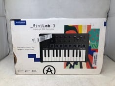 MINI LAB 3 UNIVERSAL MIDI CONTROLLER: LOCATION - A RACK