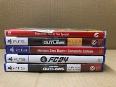 QUANTITY OF  ITEMS TO INCLUDE STAR WARS OUTLAWS GOLD EDITION (PS5): LOCATION - F RACK