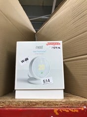 QUANTITY OF TECH & GAMING ITEMS TO INCLUDE GOOGLE NEST THERMOSTAT E - SMART THERMOSTAT - IT'S EASY TO SAVE ENERGY: LOCATION - F RACK