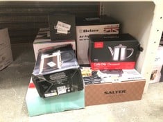 QUANTITY OF KITCHEN & APPLIANCES ITEMS TO INCLUDE BODUM CAFFETTIERA COFFEE MAKER, BLACK, 8 CUP: LOCATION - G RACK