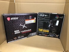 MAG B550 TOMAHAWK AMD MOTHERBOARD + ASUS TUF GAMING MOTHERBOARD B550-PLUS WIFI : LOCATION - G RACK