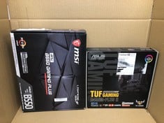 MSI B550 GAMING PLUS AMD MOTHERBOARD + ASUS TUF MOTHERBOARD GAMING B450M-PLUS II: LOCATION - G RACK