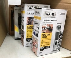 QUANTITY OF HEALTH & BEAUTY ITEMS TO INCLUDE WAHL CHROMIUM 11-IN-1 MULTIGROOMER, EYEBROW CUTTING ABILITY, BODY TRIMMERS, MEN’S BEARD TRIMMER, STUBBLE TRIMMING, BODY SHAVING, FACE GROOMING, FULLY WASH