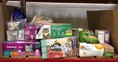 QUANTITY OF CAT FOOD/TREATS TO INCLUDE WHISKAS POULTRY FEASTS: LOCATION - A RACK(COLLECTION OR OPTIONAL DELIVERY AVAILABLE)