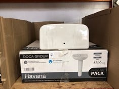 ROCA GROUP HAVANA SINK & PEDESTAL: LOCATION - BACK RACK(COLLECTION OR OPTIONAL DELIVERY AVAILABLE)