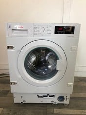 BOSCH SERIES 6 BUILT IN WASHING MACHINE - MODEL WIW28301GB RRP £729: LOCATION - FRONT FLOOR(COLLECTION OR OPTIONAL DELIVERY AVAILABLE)