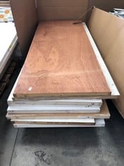 1 X PALLET OF ASSORTED INTERIOR DOORS TO INCLUDE CERTIFIED FIRE DOOR APPROX SIZE 204 X 83CM: LOCATION - FRONT FLOOR(COLLECTION OR OPTIONAL DELIVERY AVAILABLE)