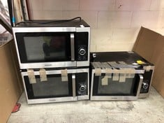 3 X POWER XL MICROWAVE OVENS: LOCATION - A RACK(COLLECTION OR OPTIONAL DELIVERY AVAILABLE)