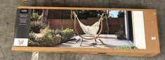 HANGING CHAIR WITH STAND: LOCATION - A RACK(COLLECTION OR OPTIONAL DELIVERY AVAILABLE)