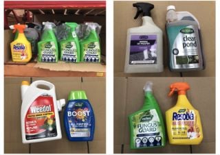 QUANTITY OF ASSORTED GARDEN ITEMS TO INCLUDE RESOLVA BUG KILLER - COLLECTION ONLY - LOCATION RIGHT RACK