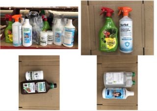 QUANTITY OF ASSORTED CLEANING & GARDEN ITEMS TO INCLUDE MAXICROP PLANT GROWTH STIMULANT - COLLECTION ONLY - LOCATION RIGHT RACK