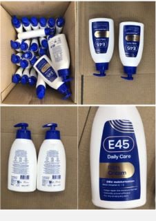 QUANTITY OF E45 RICH MOISTURISING CREAM - COLLECTION ONLY - LOCATION RIGHT RACK