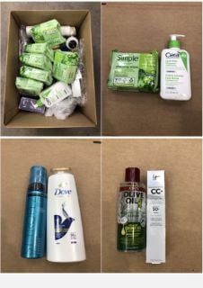 QUANTITY OF ASSORTED BEAUTY ITEMS TO INCLDUE CERA VE HYDRATING CLEANSER - COLLECTION ONLY - LOCATION RIGHT RACK